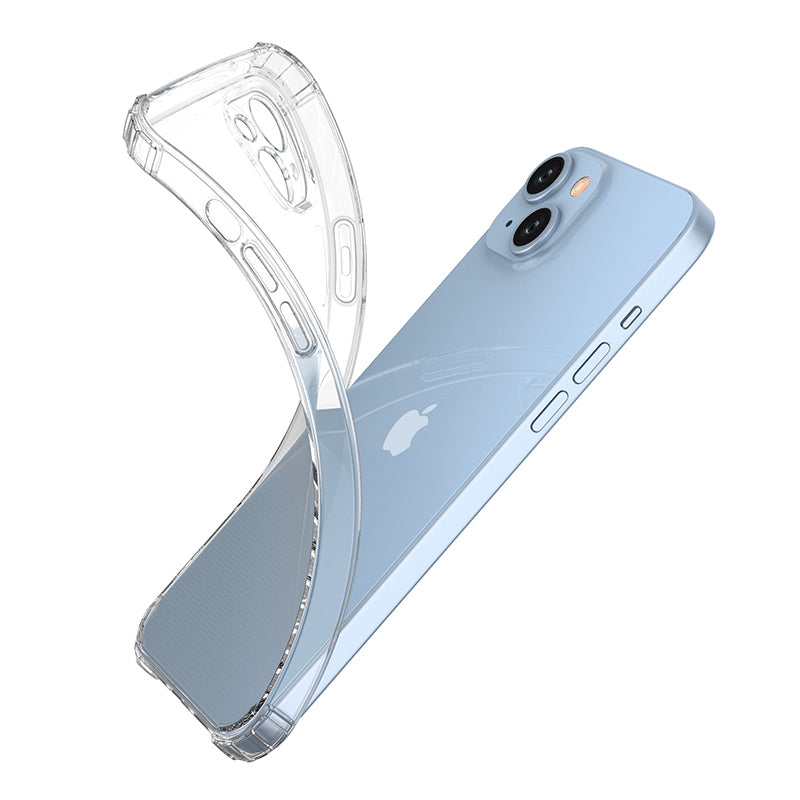 Super Clear Phone Case for iPhone 15 Plus Anti-Scratch TPU Shell Four Corner Drop Protection Phone Cover Super Clear Phone Case for iPhone 15 Plus Anti-Scratch TPU Shell Four Corner Drop Protection Phone Cover